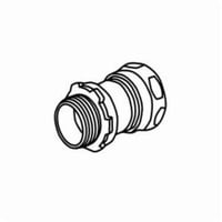 656SRTTopaz® 656SRT Liquid Tight Concrete Tight Raintight Conduit Connector, 2 in Trade, Steel, Zinc Plated
