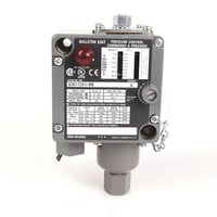 836T-T261JAllen-Bradley 836T-T261J 836T Pressure Controls - Traditional Machine Tool, T - Style Pressure Control. 100 psi. Enclosure Type 1, 4 and 13 Industrial use.. S.P.D.T., 2 - circuit contact block. No Modifications, No Modifications, No Pilot Lights