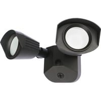 65/218NUVO® by SATCO 65/218 2-Head Non-Dimmable Security Light, (2) Integrated LED Lamp, 100 to 277 V, Bronze Housing