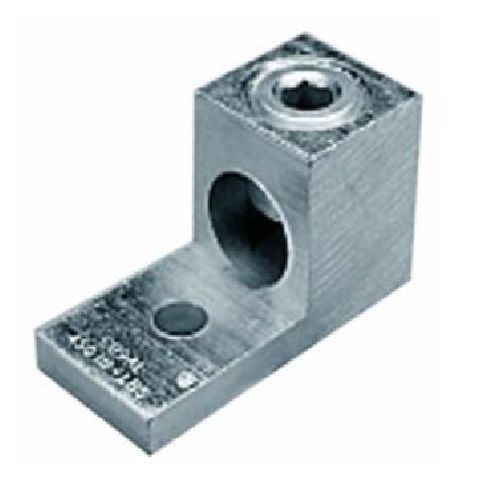 Penn-Union™ LA 6 LA Series Solderless Lug, 14 to 6 AWG Aluminum Conductor, 17/64 in Stud, 1 Bolt Holes, Aluminum