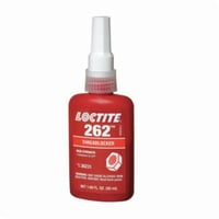 135374Loctite® 135374 262™ High Strength Medium Viscosity Permanent Threadlocker, 50 mL Bottle, Liquid Form, Red