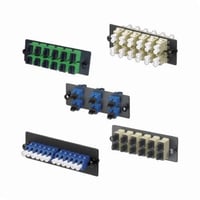 FAP6WBUDLCZPanduit® Opticom® FAP6WBUDLCZ Type LC Duplex Front Loading Fiber Adapter Panel, (6) OS1/OS2 Single Mode Fiber