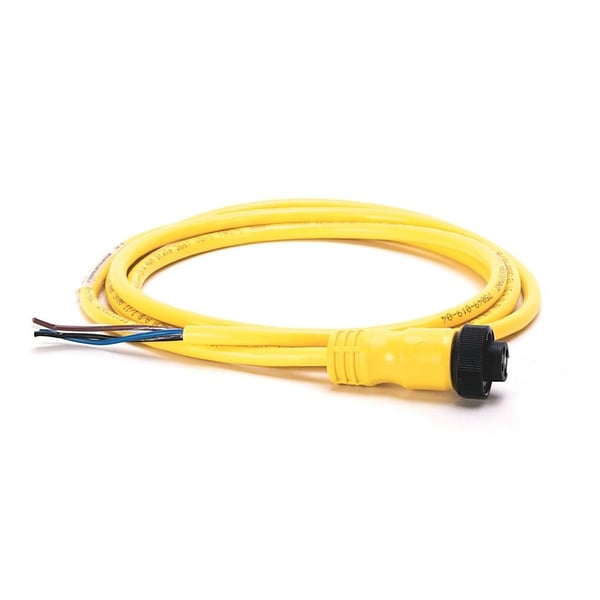 889N-F4AEC-12FAllen-Bradley, 889N-F4AEC-12F, Mini/Mini Plus, Female, Straight, 4-Pin, PVC Cable, Yellow, Unshielded, US Color Coded, No Connector, 12 feet (3.66 meters)