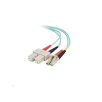 Quiktron® 810-L47-017 Value Duplex Singlemode Fiber Jumper Cable, 10 Fiber, 9 um Core, 5 m L, Yellow