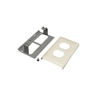 Wiremold® G3043BE Duplex Receptacle Cover, For Use With 3000 Series Raceway, Steel, Gray