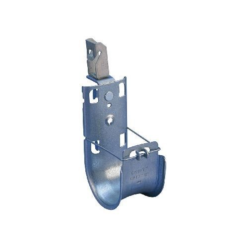 nVent CADDY CAT21HP123 CAT 21 J-Hook With Z-Purlin Clip, 1-5/16 in Dia, 60 lb Static Load, For Use With 50 sq-in CAT 5e, 40 sq-in CAT 6, 25 sq-in CAT 6A, CAT 7 and Fiber Optic Cables, Swivel Mount, Steel/Spring Steel