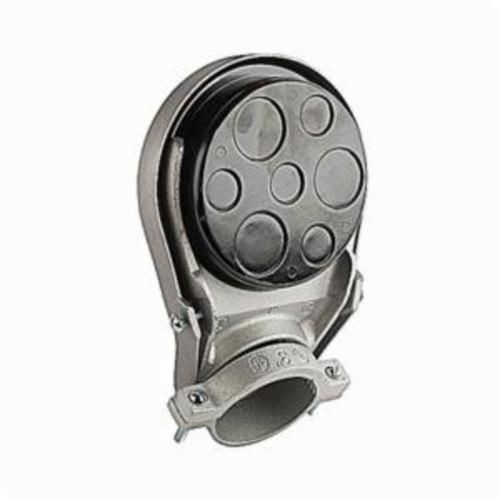 DEH350Steel City® DEH3 Clamp-On Service Entrance Head, (7) 1-1/8 in, 1-3/4 in Hole, 3 in Trade, Aluminum