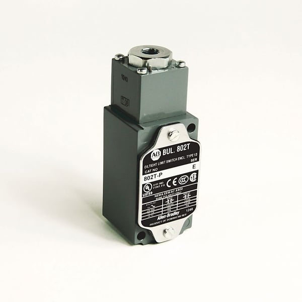 802T-PAllen-Bradley, 802T-P, Limit Switch, NEMA Type 4 and 13 Oiltight Construction, Non-Plug-In, Air Operated, Single Unit, 2-Circuit, Whole Switch