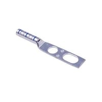 GECLB22BCSHarger® GECLB22BCS Slotted Long Barrel Compression Lug, 2 AWG Solid Conductor, 3/8 in Stud, Copper