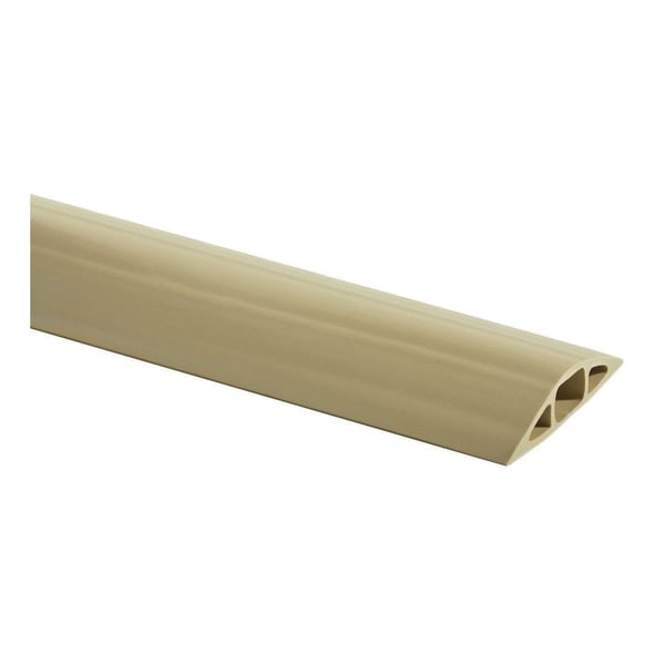 Wiring Device-Kellems FloorTrak® 3 FT3BG25 Floor Cable Cover, 25 ft OAL x 3 in OAW x 3/4 in OAH, 1 Channel, Beige