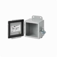 A6044CHnVent HOFFMAN A51CH Junction Box, 16 in L x 14 in W x 10 in D, NEMA 12, 14 ga Steel