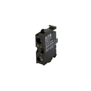 M22-K10Cutler-Hammer M22-K10 Contact Block, 22.5 mm, 1NO, 4 A at 500 VAC/220 VDC