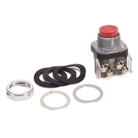 800T-B6AAllen-Bradley, 800T-B6A, 30.5mm Type 4/13 Mom. Contact PB, Non-Illum., Red, Extended Hd, 1 NO-1 NC