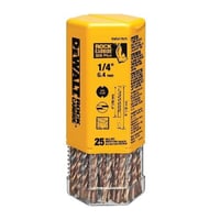 DeWALT® Guaranteed Tough® DW5404B25 2-Cutter Masonry Drill Bit, 3/16 in Drill Bit, Round Cutting, 25/64 in SDS-Plus® Shank, 6-1/2 in D Cutting, Carbide Cutting Edge, 8-1/2 in OAL