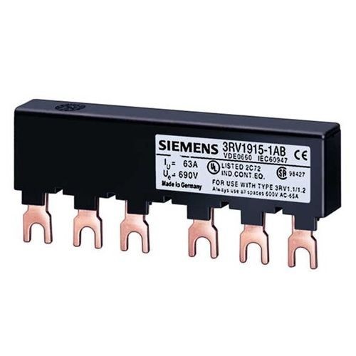 Siemens SIRIUS 3RV1915-1AB Line Side Feeder Busbar, For Use With 3RV2 Motor Starter Protector