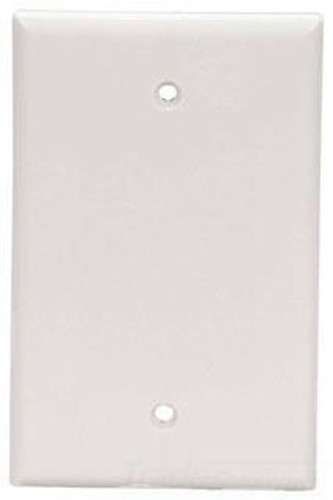Data-Spec SheetEATON Arrow Hart™ Eaton Wiring Devices 2029W-BOX 2000 Mid-Sized Blank Wallplate, 1 Gangs, 4.87 in H x 3.12 in W, Thermoset, White