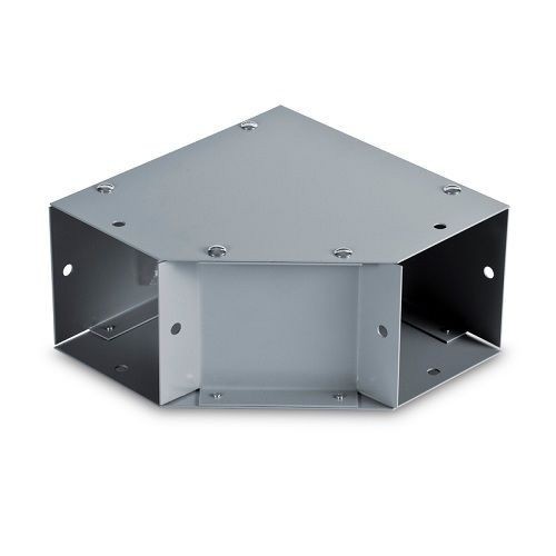 Austin Electrical Enclosures AB-66EPG End Cap, N1, 6 in x 6 in Wireway, Gray