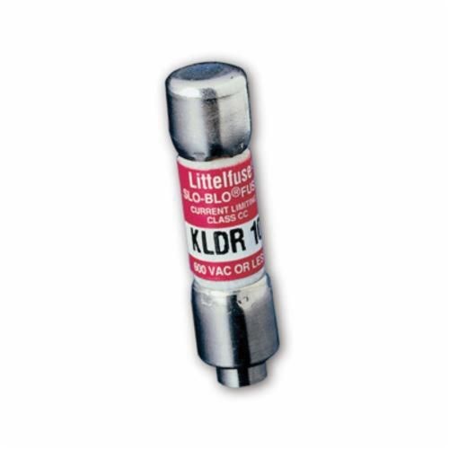 KLDR03.2TXPLittelfuse® POWR-GARD® KLDR006.TXP Current Limiting Time Delay Fuse, 6 A, 600 VAC/300 VDC, 20/200 kA Interrupt, CC Class, Cartridge Body