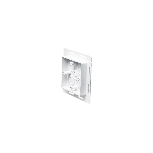 8081FBArlington 8081FB Siding Box Kit With Flange, Plastic, 15-1/2 cu-in Capacity, 1 Gang, 6-1/4 in L x 6-1/4 in W x 1 in H