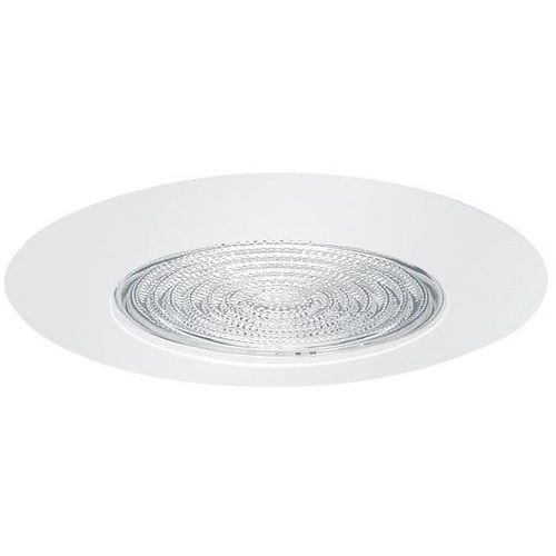 Elite Lighting AF605WH Fresnel Shower Trim, 8 in OD, Incandescent Lamp, For Use With EZ6IC-AT, EZ6RIC-AT 6 in Housing, Metal