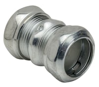 669STopaz® 669S Concrete Tight Conduit Coupling, 3-1/2 in, For Use With EMT Conduit, Steel, Zinc Plated