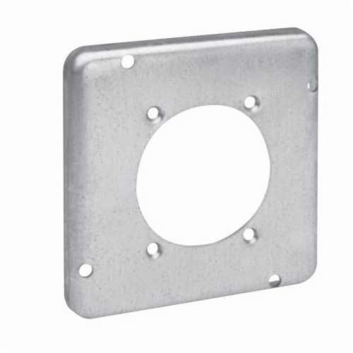 TP734Crouse-Hinds Thepitt® TP734 Box Cover, 4-11/16 in L x 4-11/16 in W, Raised Surface Cover, Steel