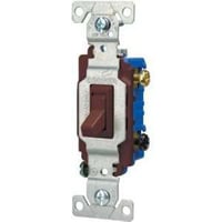 EATON Arrow Hart CS220B Heavy Duty Specification Grade AC Toggle Switch, 120/277 V, 20 A, 1/2 hp Power Rating