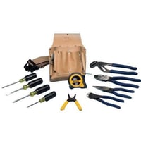 IDEAL® WireMan™ 35-5805 Dipped Grip Hand Tool Kit, 12 Pieces