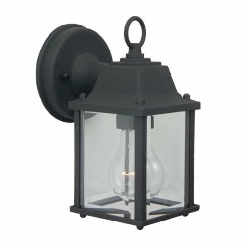 Z192-05Craftmade Z192-05 Coach Lights Collection Small Outdoor Wall Sconce, (1) Type A Incandescent Lamp, Matte Black Housing