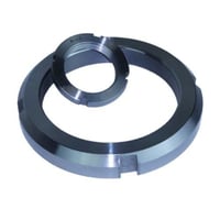 N06IDC Select® N06 Lock Nut, N00 Series, 1.172 in Dia/Thread Size, Steel, 18 Threads per in