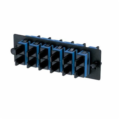 FAP6WBUDSCZPanduit® Opticom® FAP6WBUDSCZ Type SC Duplex Front Loading Fiber Adapter Panel, (6) OS1/OS2 Single Mode Fiber