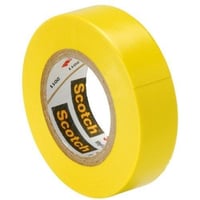 3M, Scotch 35, Electrical Color Coding Tape, Vinyl, Yellow, 3/4 Inch x 66 ft, 7 mil