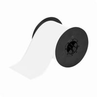 Brady® B30C-4000-595-WT B30 Thermal Transfer Vinyl Label, 4 in W, White, B-595 Vinyl