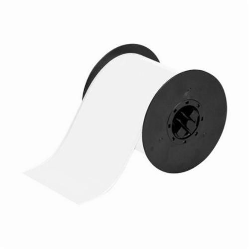 Brady® B30C-4000-595-WT B30 Thermal Transfer Vinyl Label, 4 in W, White, B-595 Vinyl