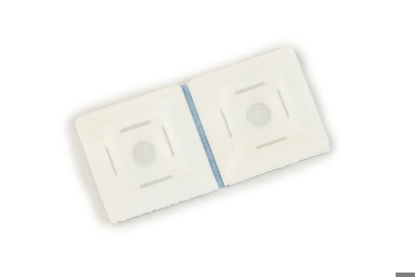 Data-Spec Sheet3M™ 054007-06295 Cable Tie Mounting Base, 4-Way, Adhesive Mount, Nylon, Black