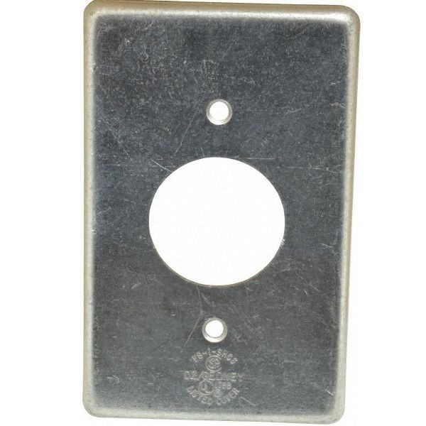 FS1-SRCSO-Z/Gedney FS1-SRCS Flat Device Box Cover, Steel