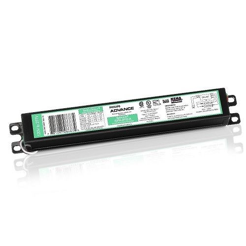 Advance OPTANIUM IOP2P32LWN35I Electronic Fluorescent Ballast, T8 Lamp, 32 W Lamp, 120 to 277 VAC, Instant, 0.76 Ballast Factor