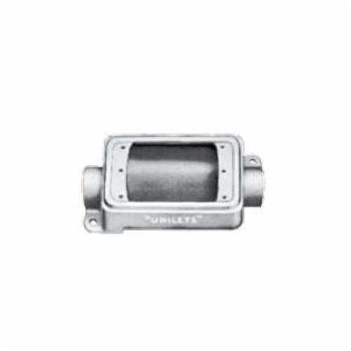 FSC150O-Z/Gedney UNILETS™ FDC175 Type FD Deep Heavy Duty Device Box With Internal Ground Screw, Feraloy® Iron Alloy, 28 cu-in Capacity, 1 Gangs, 2 Outlets, 2 Knockouts, 4-11/16 in H x 2-15/16 in W x 3-1/16 in D