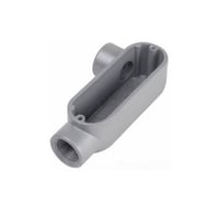 Red Dot® ALR-10 Type LR Conduit Body, 4 in Hub, 366 cu-in Capacity, Die Cast Aluminum, Powder Coated Urethane