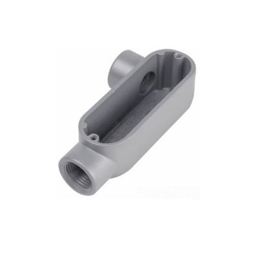 Red Dot® ALR-10 Type LR Conduit Body, 4 in Hub, 366 cu-in Capacity, Die Cast Aluminum, Powder Coated Urethane
