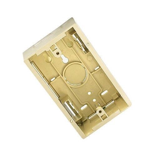 Leviton® 42777-1IA 1-Gang Back Box, Surface Mount, Plastic, Ivory