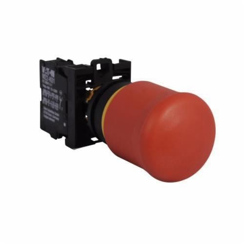 M22-PV-K01EATON RMQ-Titan® M22-PV-K01 Modular Non-Illuminated Emergency Stop, 22.5 mm, 1NC Contact, Push/Pull Operator, Red