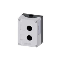 3SU18020AA000AB1Siemens SIRIUS 3SU18020AA000AB1 2-Hole Pushbutton Enclosure With 2 Control Point, 85 mm W x 64 mm D, NEMA 1/2/3/3R/4/4X/12/13 NEMA Rating, Plastic