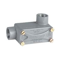 OELR1Crouse-Hinds Condulet® OELR1 OE Series Conduit Outlet Body With Cover, LR Body, 1/2 in Hub, Feraloy® Iron Alloy