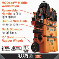 54803MBKlein® 54803MB Medium Toolbox, 11.7 in H x 15.5 in W