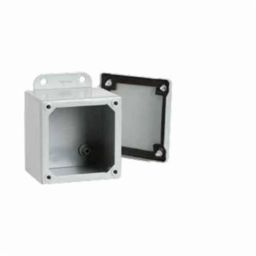 A808SCnVent HOFFMAN A51SC Junction Box, 4 in L x 4 in W x 4 in D, NEMA 12, 16 ga Steel