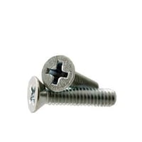 FHM6-32X2-1/2Selecta, Flat Head Machine Screw, #6-32, 2-1/2 Inch, Flat, Phillips, Zinc Plated