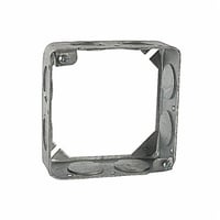 53151-3/4Steel City® 53151-3/4 1-Outlet Extension Ring, 4 in L x 4 in W x 1-1/2 in D, Steel