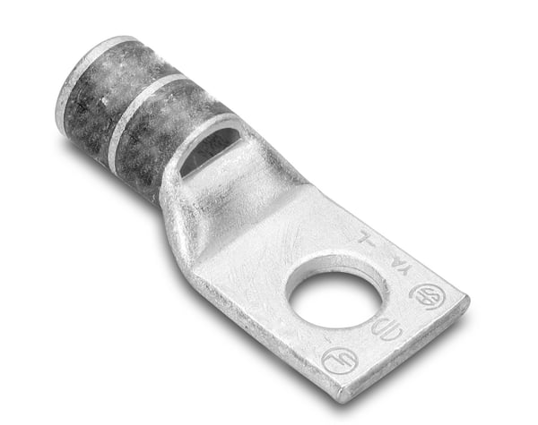 Data-Spec SheetBURNDY® HYLUG™ YA34L YA-L 1-Hole Compression Lug With Inspection Window, 500 kcmil Stranded Copper Conductor, Die Code: 20/299, 5/8 in Stud, Copper