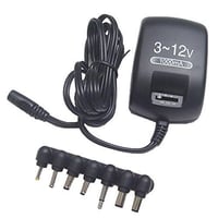 45-755Calrad® Power Supply, AC to DC, Switch Mode, 100 to 120 VAC, 3 VDC, 4.5 VDC, 6 VDC, 7.5 VDC, 9 VDC